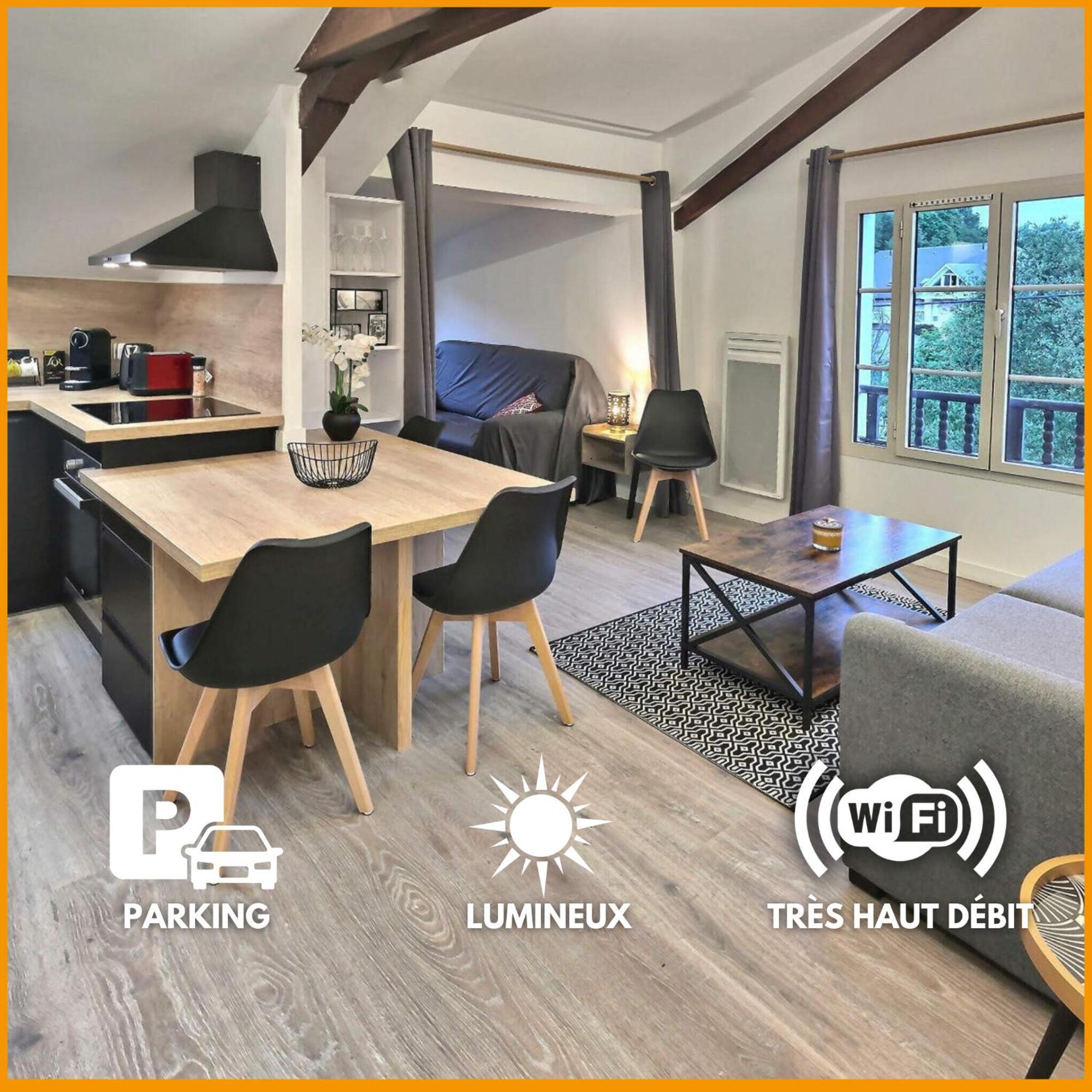 Апартаменты Mignon, T1 Bis Cosy & Calme, Neuf, Parking, Balcon Gerde Экстерьер фото